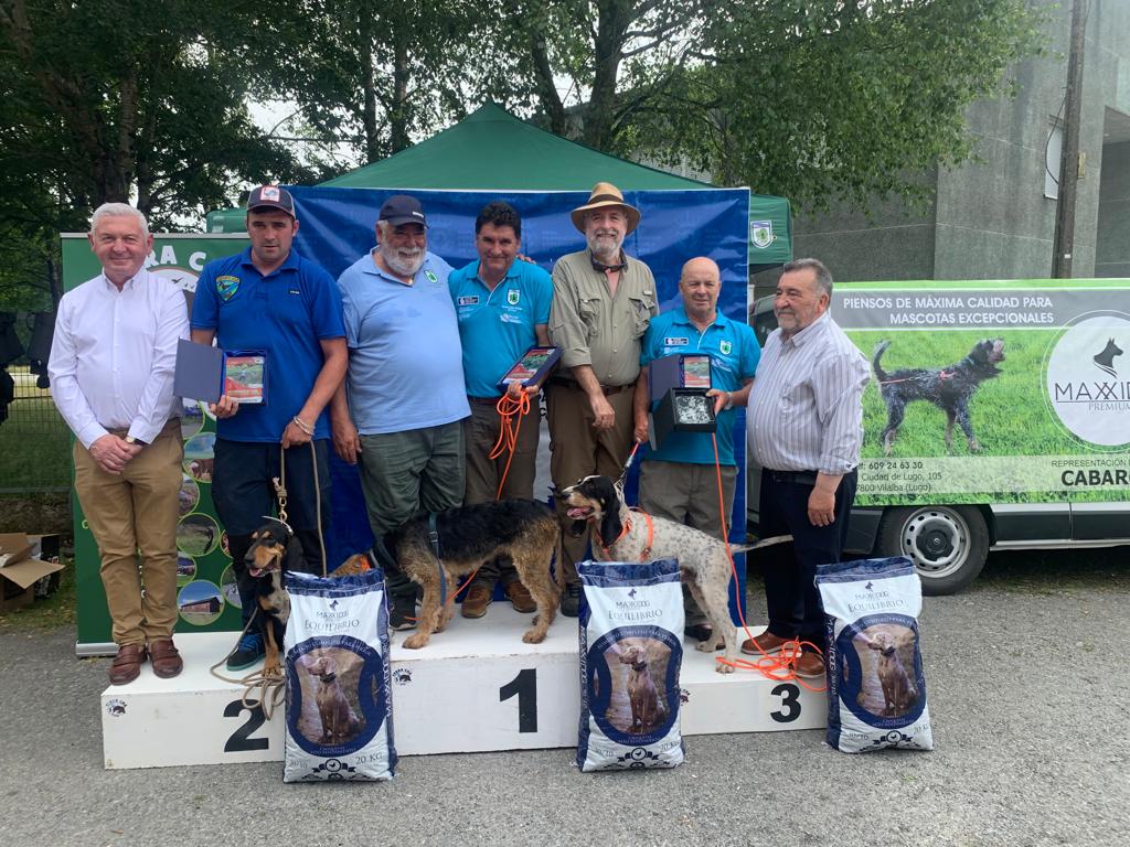Salvador Sestelo y ‘Beba’ se imponen en el Campeonato de España de Rastro Jabalí