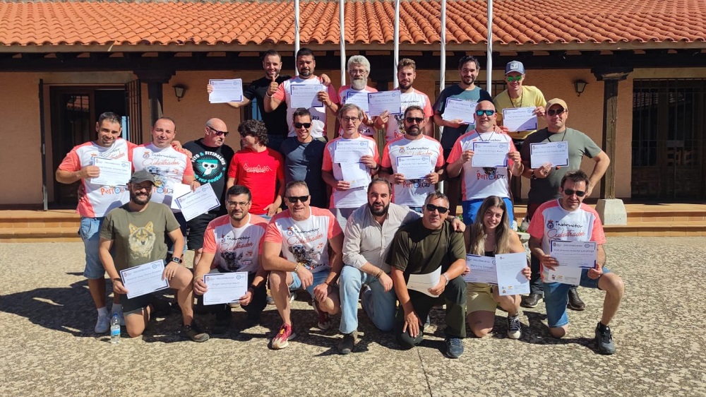 Finaliza en Castillejo de Robledo el Curso de Instructor Adiestrador de Perros de Caza 2022