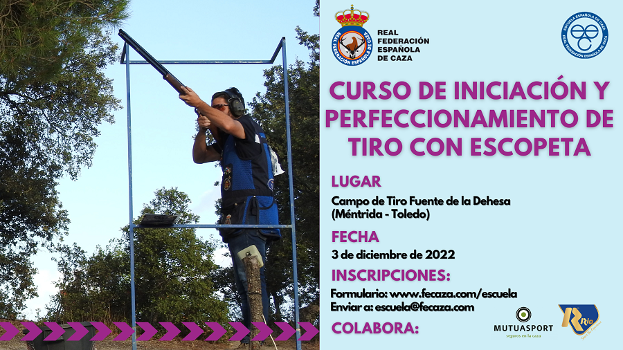 Nuevo curso de Iniciación y Perfeccionamiento de Tiro con Escopeta en la Escuela Española de Caza