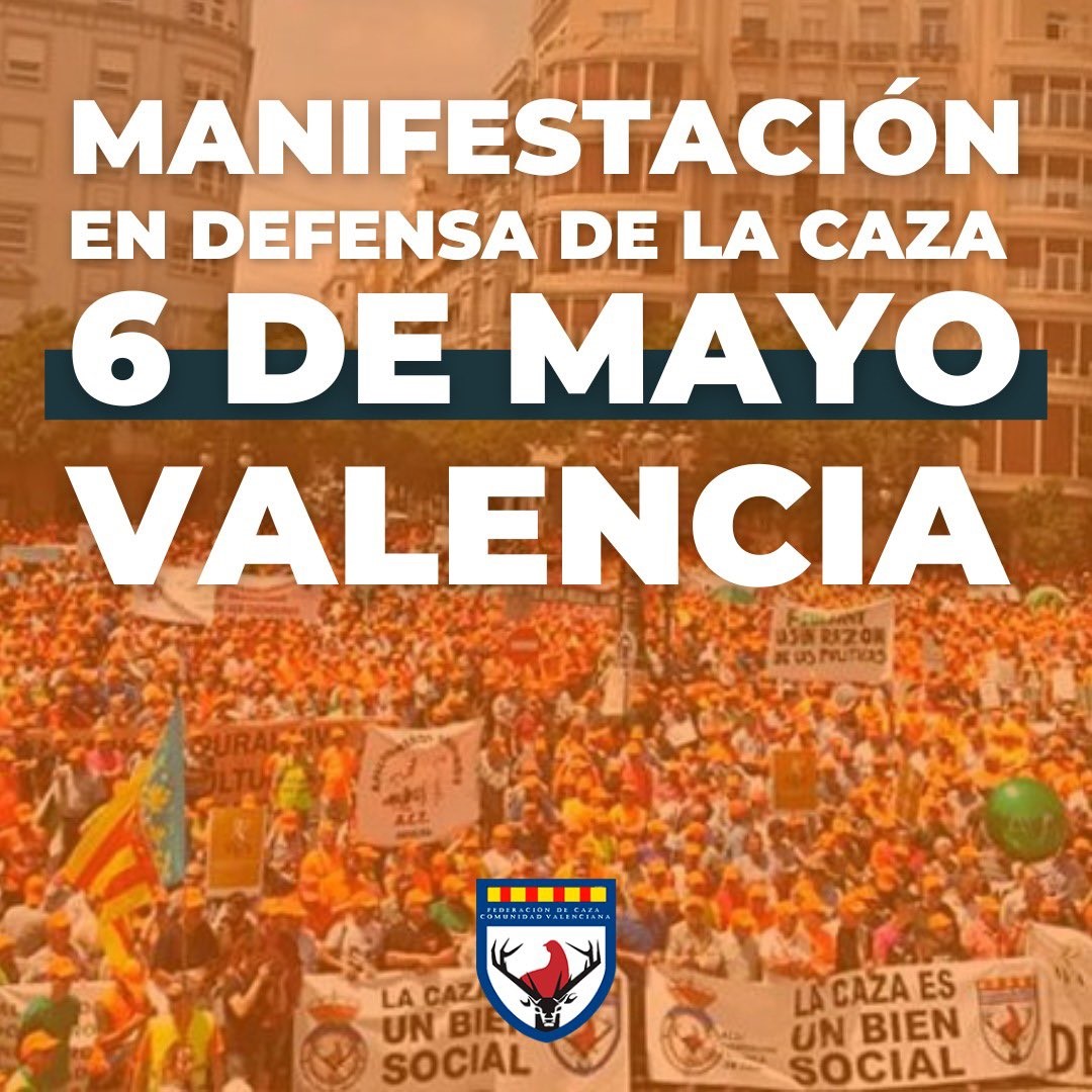 Fundación Artemisan participará en la manifestación en defensa de la caza el 6 de mayo en Valencia