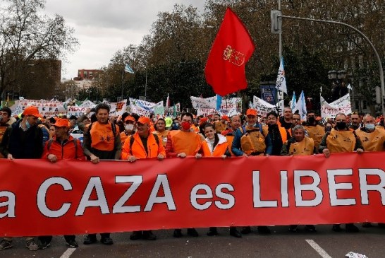 La caza saldrá a la calle en Pamplona el 2 de abril en contra de las normativas animalistas