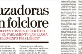 ‘Cazadoras sin folclore’, publicado por Jaime Lázaro en Crónica, de El Mundo, II Premio de Periodismo Mundo Rural