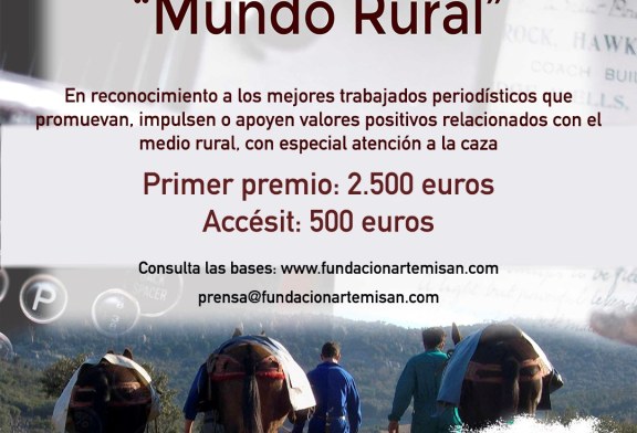 Fundación Artemisan convoca el III Premio de Periodismo ‘Mundo Rural’