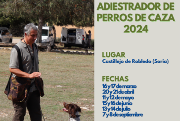 Nueva edición del curso de Instructor-Adiestrador de Perros de Caza en Castillejo de Robledo